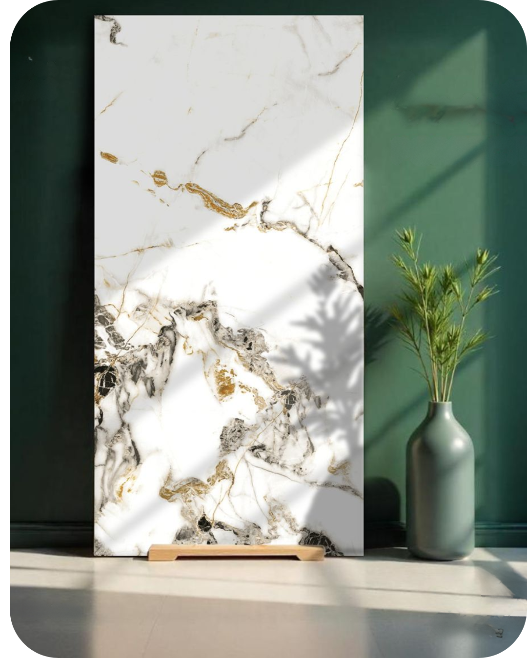 Luxurious marble bathroom